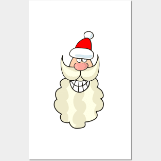 Crazy Santa Claus Posters and Art